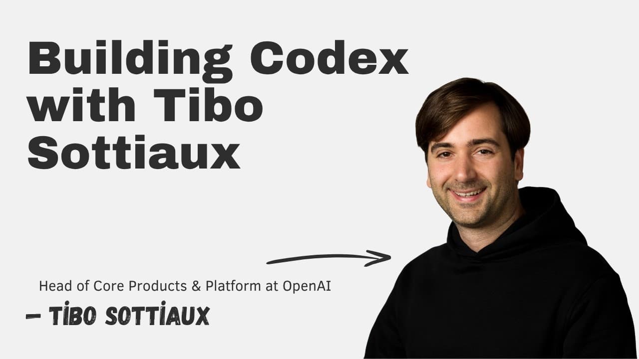 Building Codex with Tibo Sottiaux — The Pragmatic Engineer