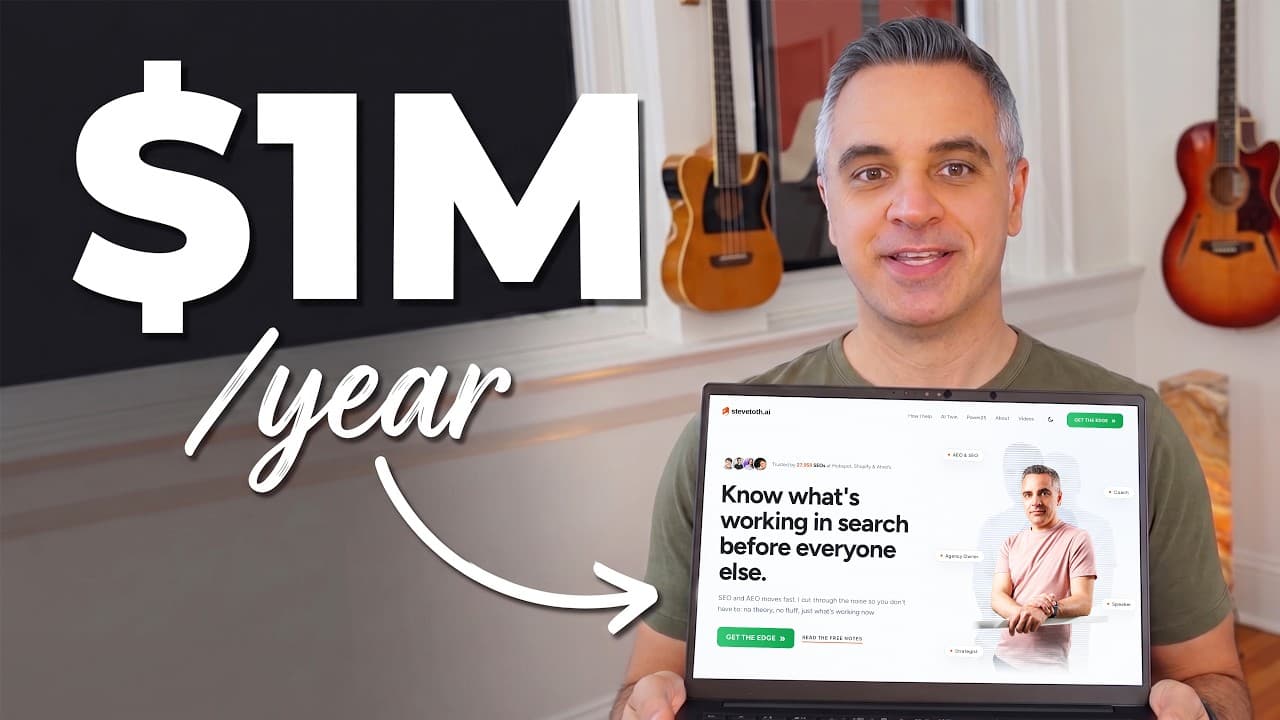Steve Toth interviewed on the Ahrefs channel