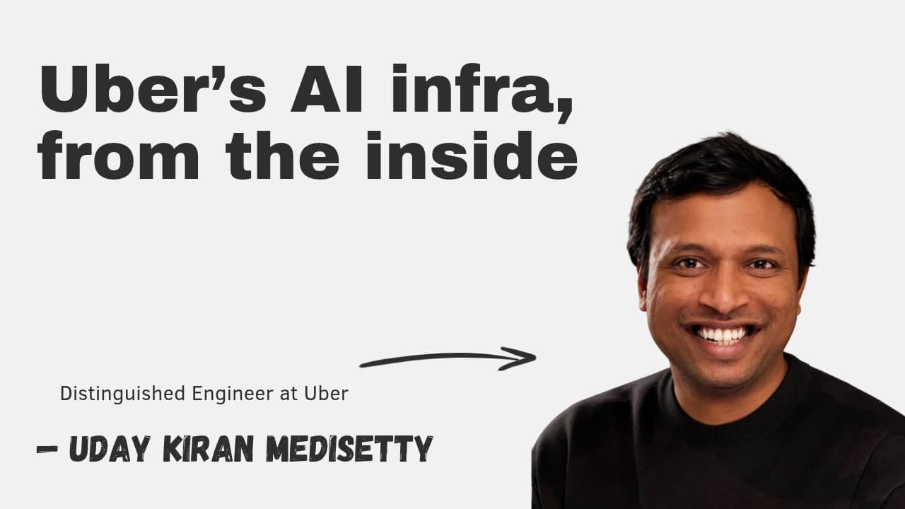 Uber 杰出工程师 Uday Kiran Medisetty 谈 Uber 内部 AI 基础设施