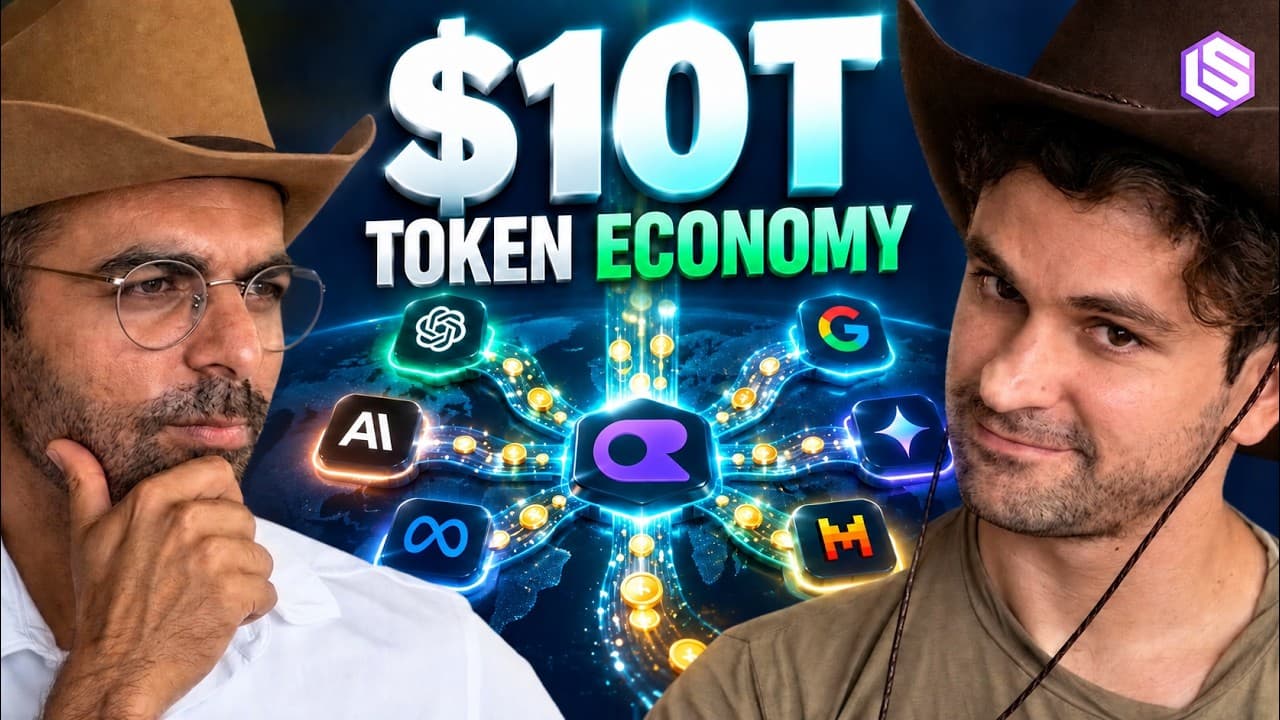 Latent Space podcast cover: The $10 Trillion Token Economy with Alex Atallah and Anjney Midha