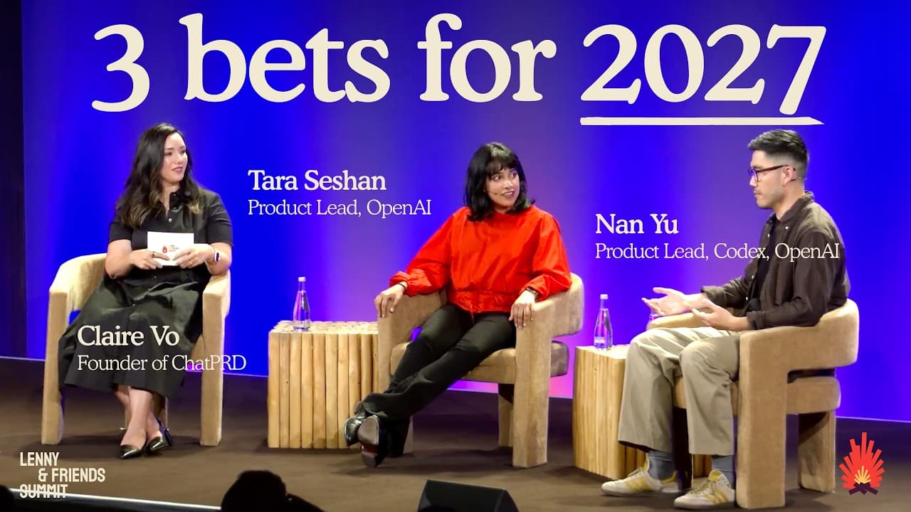 Lenny's Podcast:OpenAI 产品负责人 Tara Sesha 与 Nan Yu