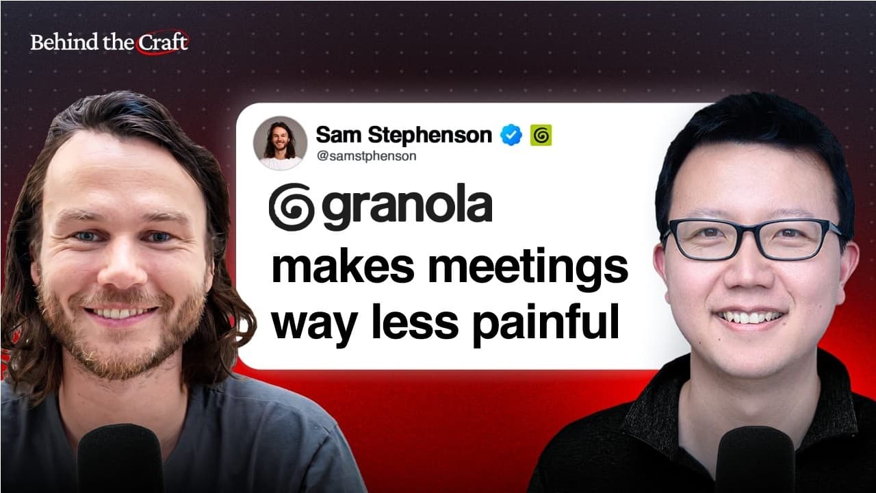 Granola co-founder Sam Stephenson on using AI to survive and enjoy meetings